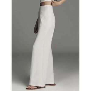 FAITHFULL THE BRAND Syna Linen High Rise Wide Leg Pants Ivory Wide Leg 6 Boho